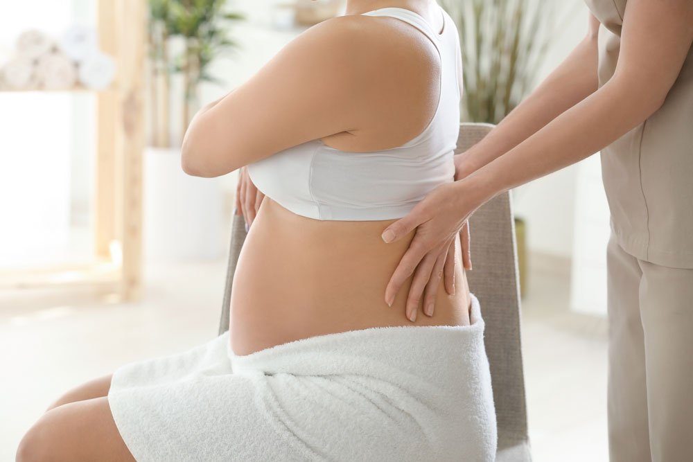 Schwanger rückenschmerzen massage