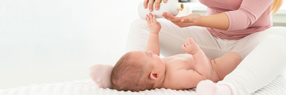 Öl für die Babymassage