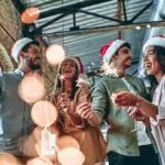Weihnachten feiern im Buero