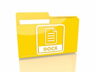 Virtueller Ordner mit docx-Dateien.