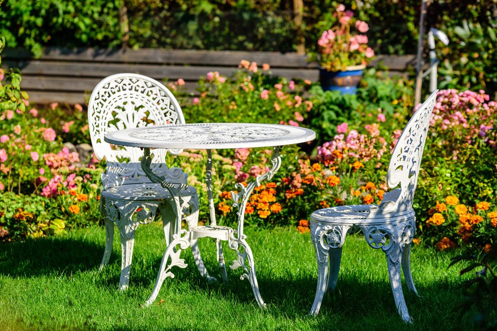 gartenmöbel materialien vorteile nachteile metall