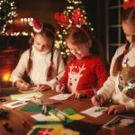 Weihnachstpost, basteln, Kinder