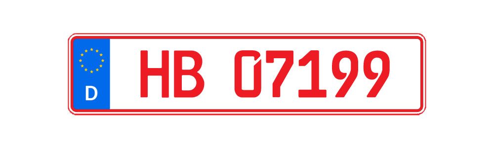 Rotes Kennzeichen Fr Oldtimer